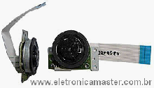 MOTOR DE PLAYSTATION SLIN COMPLETO CLAMP + FLAT PS2