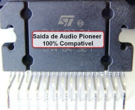 SAIDA DE AUDIO PIONEER COMPATIVEL COM PAL011 PAL012 PAL013 PA2032