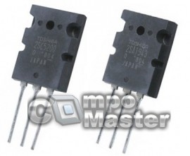 PAR TRANSISTOR 2SA1943 E 2SC5200 ORIGINAL TOSHIBA